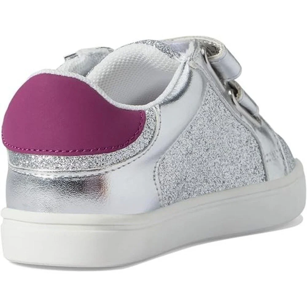 Nina Evon-T Sneakers Toddler US 11 Silver Metallic Low Top Lifestyle Shoes RG218